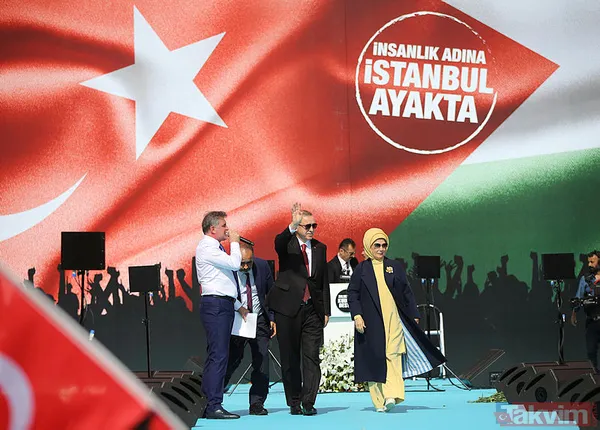 Yenikapı'da Tarihi Kudüs mitingi: Zulme Lanet Kudüs'e Destek - 45