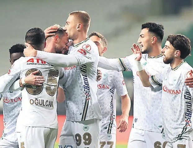 Konyaspor’dan 9 gollü resital