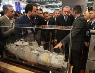 Başkan Erdoğan 14. Uluslararası Savunma Sanayi Fuarı'nı gezdi