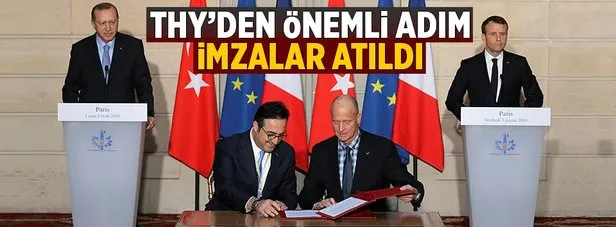 Türk Hava Yolları ve Airbus arasında imzalar atıldı