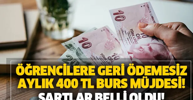 Öğrencinin yüzünü güldürecek haber! Geri ödemesiz aylık 400 TL burs müjdesi geldi! Başvurular nereden yapılacak?