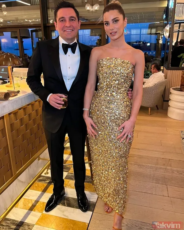 5 aylık hamile olan Nazlı Sabancı “Hamile stilim” diyerek derin dekoltesiyle karnı burnunda paylaştı! Arzu Sabancı’nın gelini... - 4