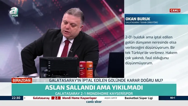 Okan Buruk'tan VAR’a tepki!