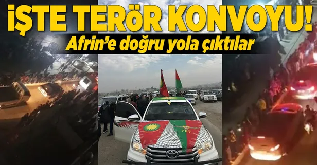 İşte Afrin'e giden terör konvoyu-1
