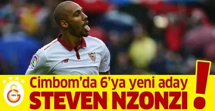 Galatasaray Fransız Steven Nzonzi'ye kanca attı