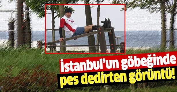 Kadıköy Caddebostan sahilinde pes dedirten görüntü! Yasağa rağmen sabah sporuna çıktılar