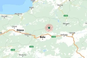 Bolu’da 4.5 büyüklüğünde deprem!