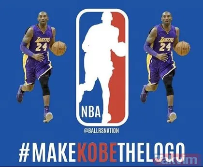 Dev kampanya başladı! NBA’in logosu Kobe Bryant mı olacak?
