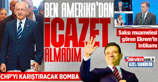 Saksı muamelesi gören İmamoğlu’ndan CHP’yi karıştıracak bomba! Kılıçdaroğlu’na sert vurdu: ‘Ben ABD’ye gidip icazet almadım’
