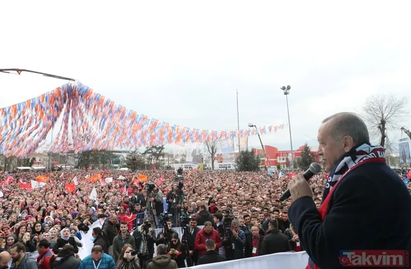 Başkan Erdoğan'a Düzce'de sevgi seli! - 31