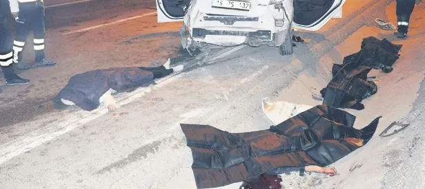 Asırı hız ve alkol: 4 ölü