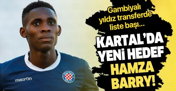 Beşiktaş’ta yeni hedef Hamza Barry! Gambiyalı yıldız transferde liste başı...