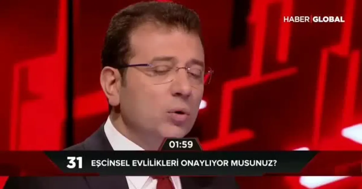 CHP'li Ekrem İmamoğlu'ndan skandal açıklama: Eşcinsel evliliğe dünden hazırmış!