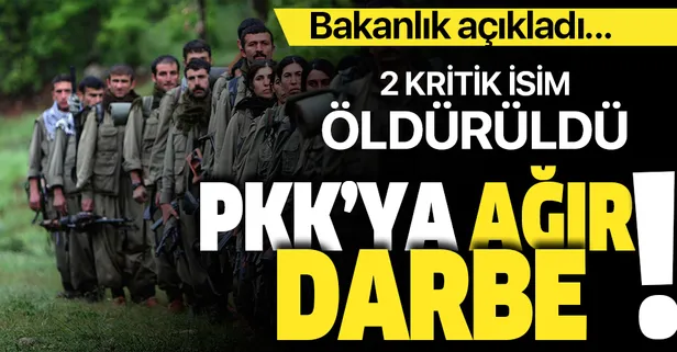 Son dakika: PKK'ya ağır darbe! Biri mavi, diğeri turuncu kategoride yer alan iki terörist öldürüldü