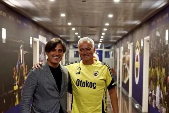 Vincenzo Montella ve Jose Mourinho buluştu
