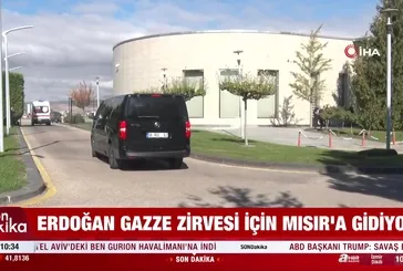 Başkan Erdoğan Mısır'a gidiyor