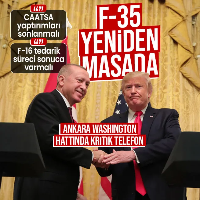 Başkan Erdoğan ve ABD Başkanı Donald Trump telefonda görüştü