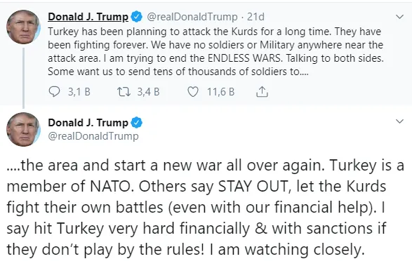 Trump'tan Türkiye'ye yaptırım tehdidi!-1