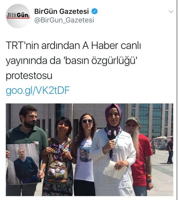 A Haber canlı yayınına çirkin saldırı-1