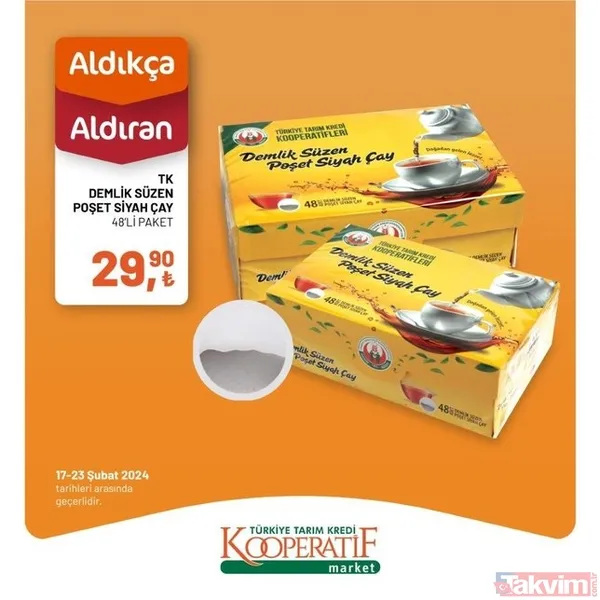 Tarım Kredi KATALOĞU 19-23 Şubat 2024 FİYAT LİSTESİ! Kooperatif market 32 üründe fiyatları indirdi! 2 katlı 6'lı kağıt havlu 54.90 TL... - 15