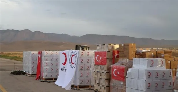 Türkiye’den Afganistan’daki selzedelere yardım eli uzandı: 24 tonluk insani yardım gönderildi