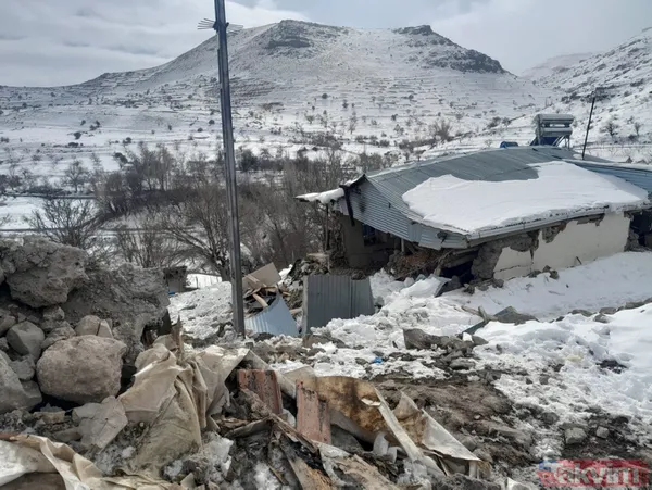 Malatya Akçadağ'daki kerpiç evler ağır hasar gördü! Bölgeden kare kare yıkım görüntüleri - 3