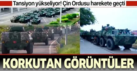 Tansiyon artıyor! Çin'den sınıra yüzlerce askeri araçlık sevkiyat
