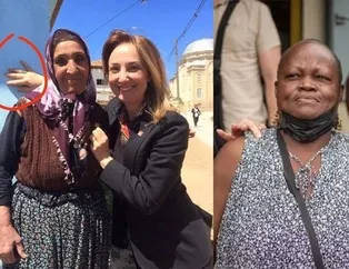 CHP'nin tek karelik özeti! Aylin Nazlıaka'dan tepki çeken hareket! Irkçı Marine Le Pen gibi dokunamadı