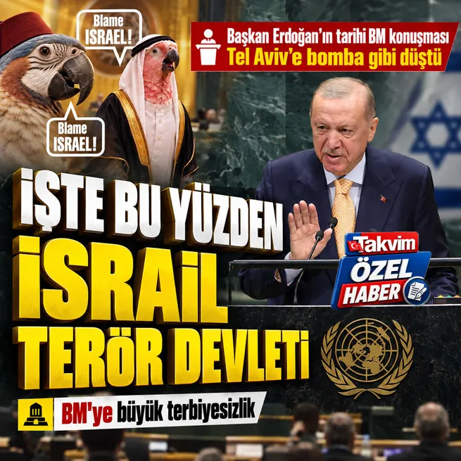İsrail Başbakanlık Ofisinden skandal paylaşım: Başkan Erdoğanın konuşmasından sonra deliye döndüler! İşte bu yüzden Tel Aviv terör devleti