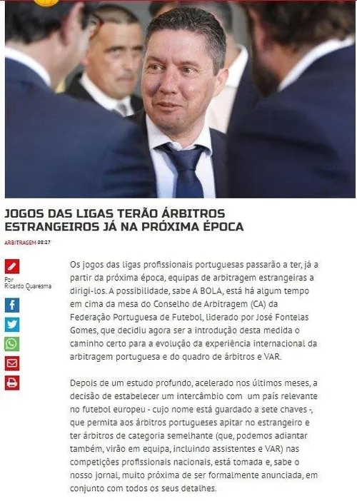 SON DAKİKA: Portekiz basınından bomba iddia: Maçları yabancı hakemler yönetebilecek-1