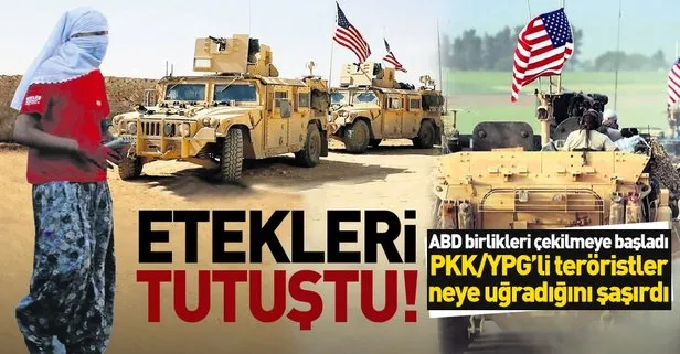 ABD birlikleri çekilmeye başladı PKK/YPG’li teröristler neye uğradığını şaşırdı