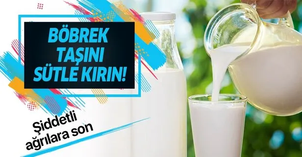 Böbreklere süt mucizesi! işte böbrek taşını önlemenin yolları