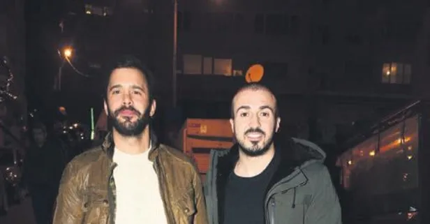 Oyuncu Barış Arduç ve Mustafa Aksakallı Bebek'te görüldü