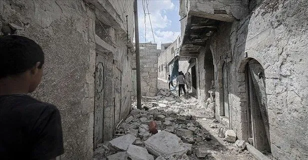 Esed rejimi İdlib’de sivilleri vurdu