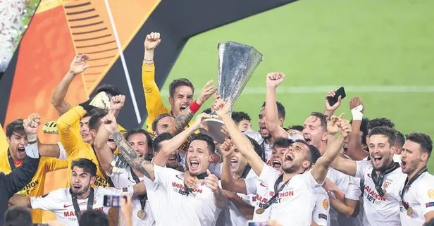 UEFA Sevilla ligi! 6.kez kupayı kazandılar...