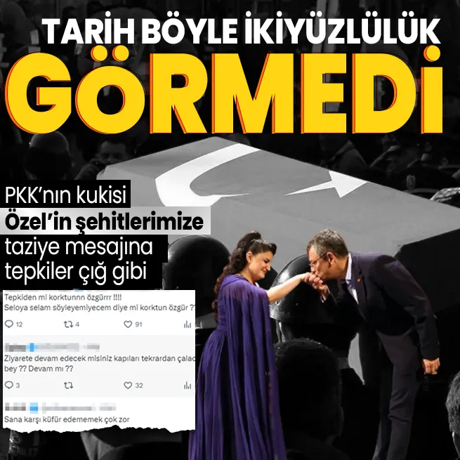 PKKnın siyasi uzantısı DEMe desteğini esirgemedi! Şehitlere taziye mesajı paylaşan Özgür Özele tepkiler çığ gibi: Tarih böyle ikiyüzlülük görmedi