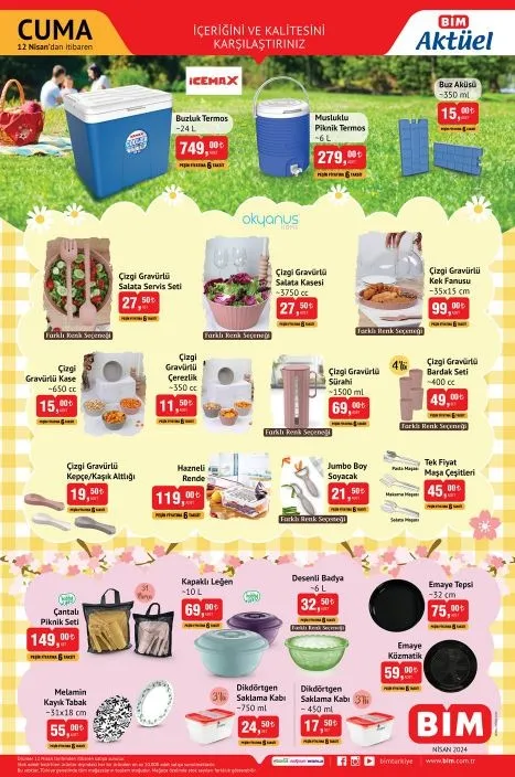 12 Nisan 2024 BİM AKTÜEL ürünler kataloğu! Ayçiçek yağı indirimi! Kaşar 99.50 TL, 4'lü kağıt havlu 40.00 TL, 10 KG deterjan 225 TL...-6