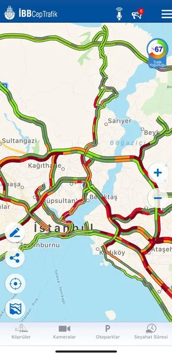 Son dakika: Yola çıkacaklar dikkat! İşte İstanbul trafiğinde son durum-1
