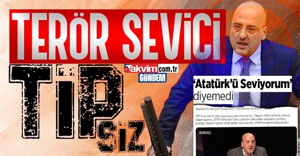 Terör sevicisi Ahmet Şık ‘Atatürk’ü Seviyorum’ diyemedi!