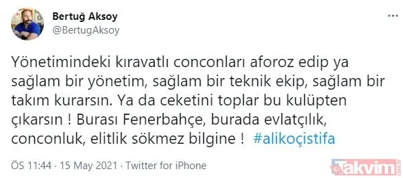 Fenerbahçe taraftarı başarısızlığa patladı: Ali Koç istifa! - 15