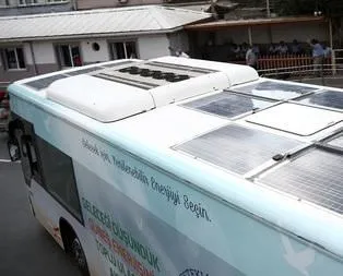 İETT’den güneş enerjisi kullanan otobüs