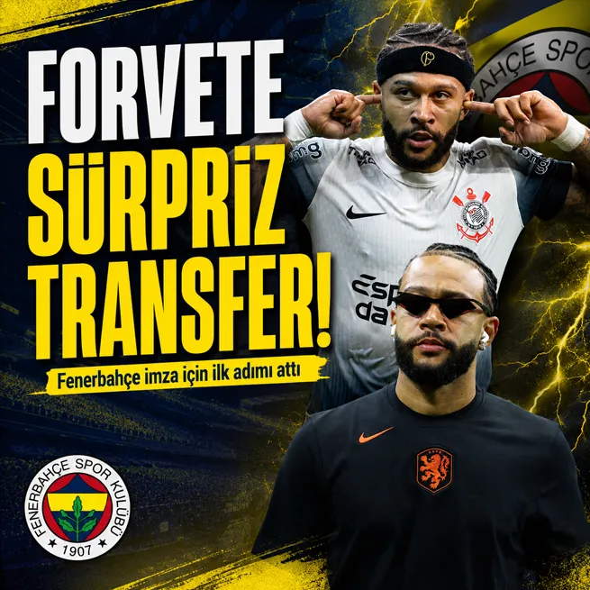 Fenerbahçeden yeni forvet transferi için atak! Hedefte Memphis Depay var