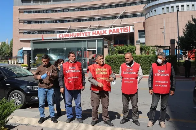 CHP'li Şişli Belediyesi'nde işçi kıyımı! Mağdur 4 işçi CHP Genel Merkezi önünde Kılıçdaroğlu'na sert sözler: Hukuksuzluğu CHP'den gördüm