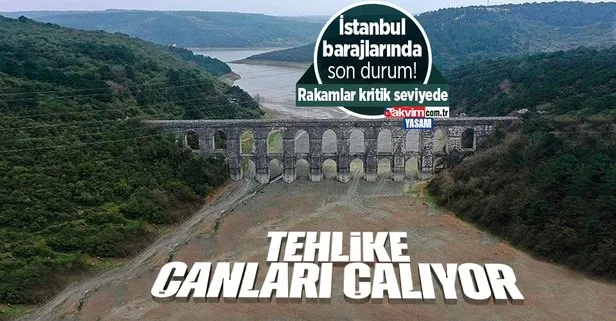 İstanbul için tehlike çanları çalıyor! Doluluk oranları kritik seviyede: İki baraj neredeyse kurudu