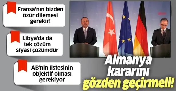 Son dakika: Bakan Çavuşoğlu: Almanya’nın seyahat uyarısını gözden geçirmesi gerekiyor