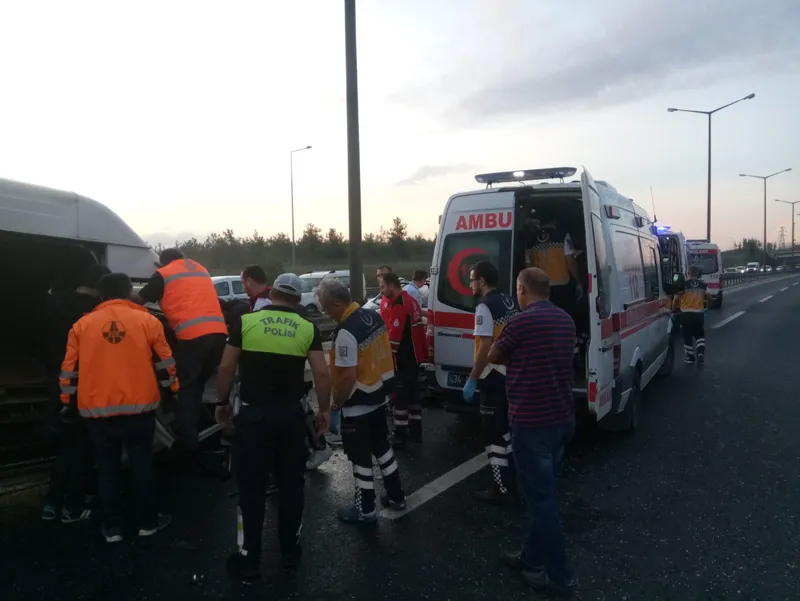 TEM'de can pazarı!  Yaralılar var... - 5