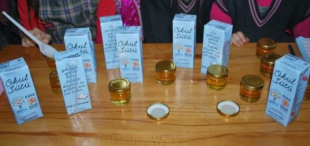 Süte bal gibi destek