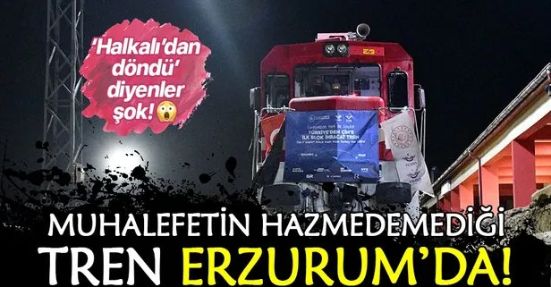 Son dakika: Türkiye’den Çin’e giden ilk ihracat treni Erzurum’da!