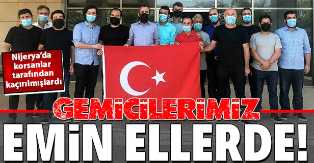 Son dakika: Nijerya'da serbest bırakılan Türk gemicilerin tamamı Türkiye'nin Abuja Büyükelçiliğine ulaştı