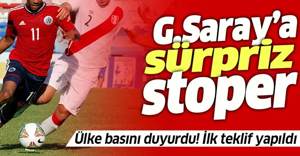 Galatasaray'a sürpriz stoper! Ülke basını duyurdu